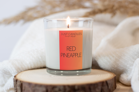 Red Pineapple Candle