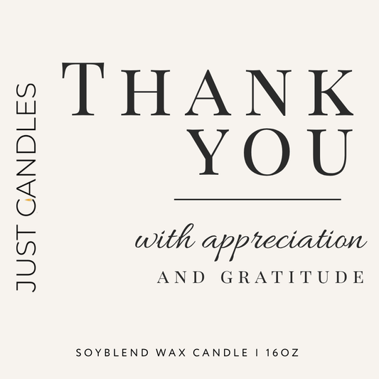 Thank You Candle