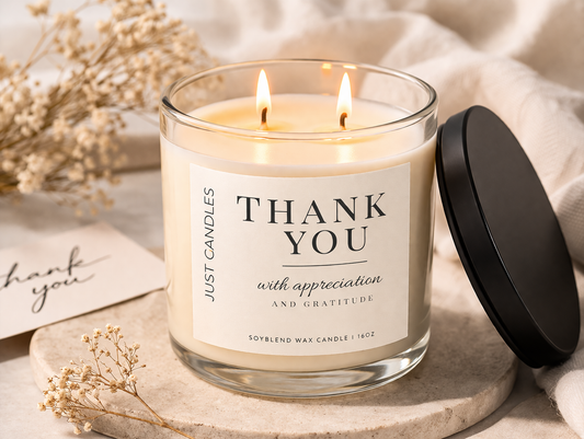 Thank You Candle