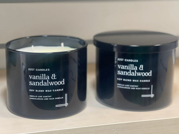 Vanilla & Sandalwood Just Candles