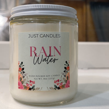 Rain Water Just Candles