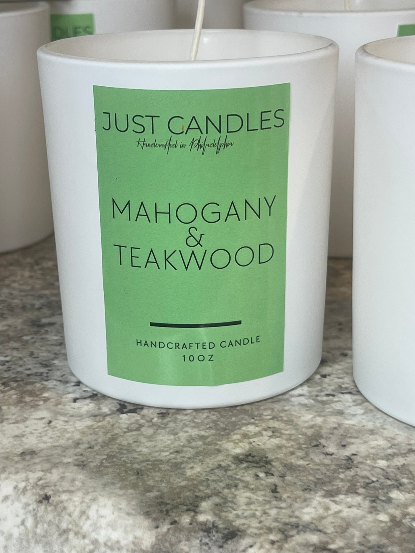 Mahogany & Teakwood Just Candles