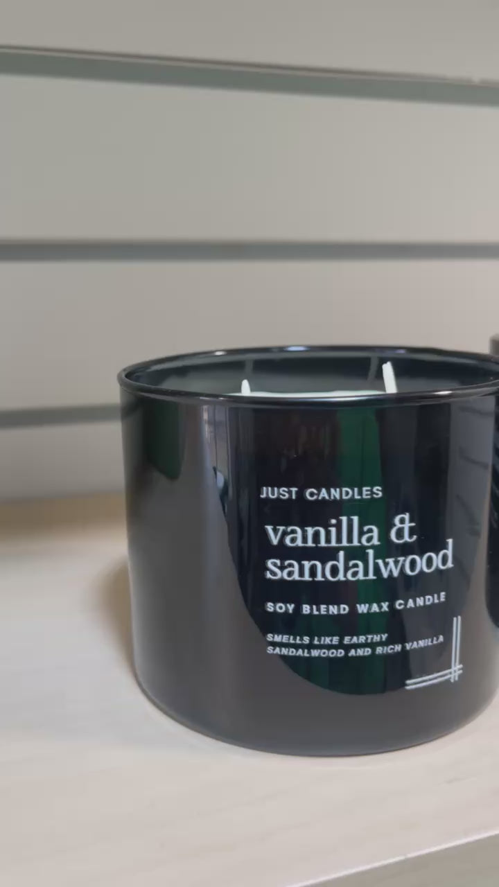 Vanilla & Sandalwood Just Candles